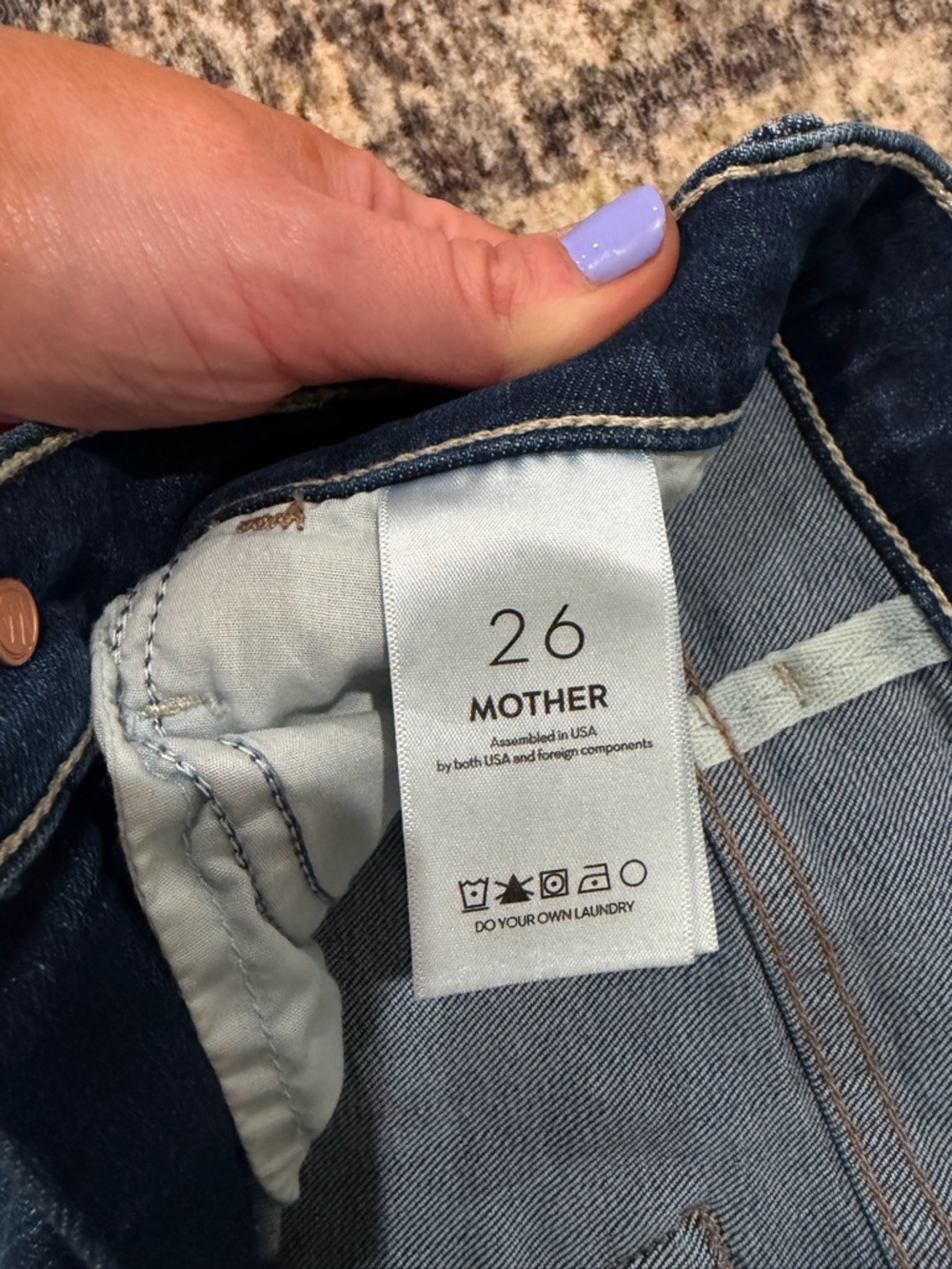 MOTHER Hustler Roller Sneak High-Rise Wide-Leg Flare Jeans in Troublemaker - Picture 7 of 9
